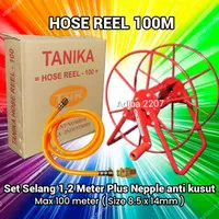 Tempat alat gulungan selang air taman garden water hose reel 100 meter