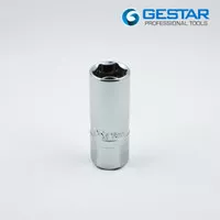 GESTAR-Mata Kunci Busi 1/2"Dr Spark Plug Socket Magnetic 18mm