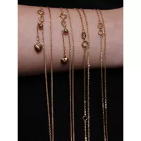 Kalung Emas Asli Kalung Emas 18K Rose Gold