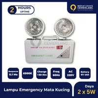 lampu emergency merk hokito mata kucing