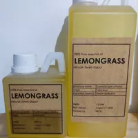 Essential oil lemongrass minyak sereh dapur jenis Flexuosus Citral 75+