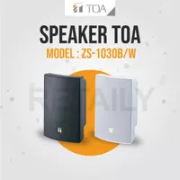 SPEAKER TOA MODEL ZS-1030B/W | GARANSI RESMI