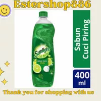  SUNLIGHT SABUN CUCI PIRING JERUK NIPIS BOTOL 400ML 