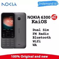 100% Original | Nokia 6300 4g KaiOS Dual Sim Wifi Bluetooth