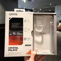 IPHONE 11 12 13 PRO MAX CASE PREMIUM GEAR 4 HYBRIS CRYSTAL CLEAR cover