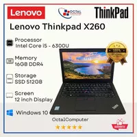 Laptop Lenovo ThinkPad X260 Core i7/ i5/ i3 - Second Murah Bergaransi