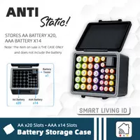 Kotak Penyimpanan Baterai Battery Storage Case 20 Slot AA 14 Slot AAA