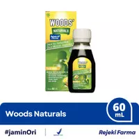 Woods Naturals Sirup 60 ml - Natural Hijau Obat Batuk Alami Herbal