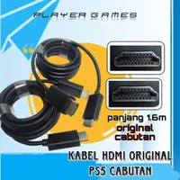 KABEL HDMI TO HDMI PS2 PS3 PS4 PS5 ORIGINAL CABUTAN 1.6M