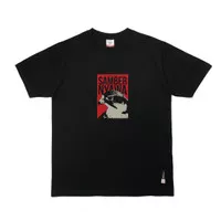 PERSIS T-SHIRT COME ON BIRD - BLACK