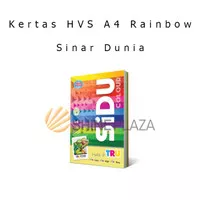 Kertas HVS SIDU Warna Rainbow A4 80gr Sinar Dunia Fotocopy Print Paper