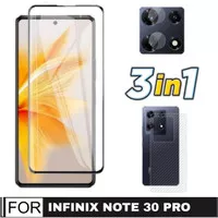 Paket Tempered Glass Full Cover for Infinix Note 30 / Note 30 Pro