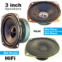 Speaker Woofer Magnet Besar Mid Bass-Vocal 3in 4ohm 10W