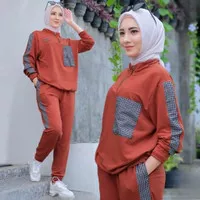 Set Sporty Baju Setelan Olahraga Wanita Muslimah PREMIUM