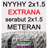 Kabel Serabut 2x1.5 Extrana Nyyhy 2x1.5 Extrana nymhy Extrana 2x1.5