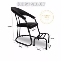 Kursi Salon/Kursi Cukur/Kursi Warnet/Kursi tunggu/Kursi Serbaguna