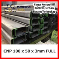 CNP 100x50x3mm FULL - BESI KANAL C - 6 mtr - CNP 100 - Berkualitas