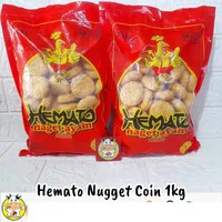 HEMATO Naget Ayam Koin - Chicken Nugget Hemato Coin 1KG 1000gram