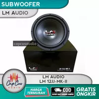 SUBWOOFER LM AUDIO 12 INCH LM 12 JJ MK II / SUBWOOFER LM 12-JJ-MK-II