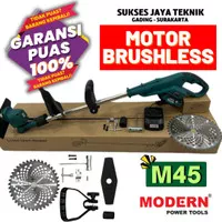 Mesin potong rumput Cas cordless baterai 20V lawn mower Modern M45