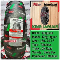 130/70-17 Kingland Jaguar - Ban Motor Ring 17 Tubeless