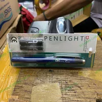 penlight general care kuning cahaya halogen pen light senter dokter