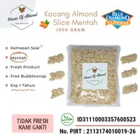 Almond Slice Premium Blue Diamond / Kacang Almond Slice 1Kg