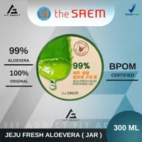 The SAEM Jeju Fresh Aloe Vera Soothing Gel 99% 300ml 300 ml - [ BPOM ]