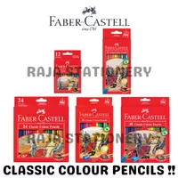 Faber Castell CLASSIC Colour Pencil 12 24 36 48 Pensil Warna Faber