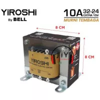 Travo Trafo Kotak Yiroshi by BELL 10A CT 32V 10 Ampere