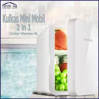 Kulkas Mobil Mini 2 in 1 Kulkas Portable Cooler Warmer 8 L