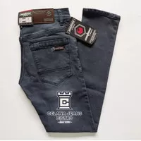 Celana Jeans Panjang Abu Abu / Celana Jeans Pria SlimPASBAR DENIM