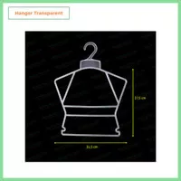 Hanger Setelan Baju Anak / Gantungan Baju Anak Ukuran S