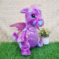 Boneka Naga Ungu Bling Tie Die Mata Bordir Boneka Dragon Tie Die Std