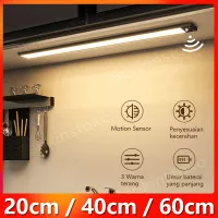 Ultra Tipis Lampu LED Sensor Gerak Lampu Lemari Otomatis Light Bar USB