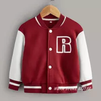 Jaket Varsity Anak Bomber Jacket Laki Laki Perempuan Free Nama Keren