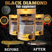 Pelet pakan ikan black diamond dan blood diamond original dubai aquati