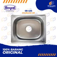 Sink / Tempat / Bak Cuci Piring Royal Stainless Steel SB42 / SB42S