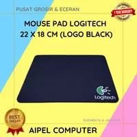 MPL | MOUSEPAD MOUSE PAD CENTRO LOGO LOGITECH 22 X 18 CM (BLACK)