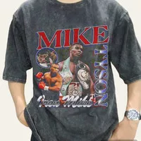 Mike Tyson Iron Mike Vintage T-shirt/Kaos Mike Tyson Boxing Unisex