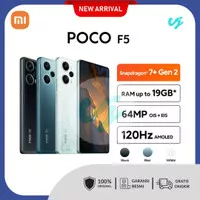 POCO F5 5G ( 12/256 | 8/256 ) NFC Snap 7+ Gen 2 OIS+EIS Garansi Resmi