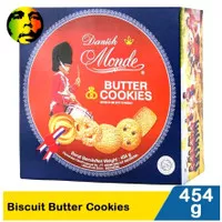 Monde biscuit butter cookies 454gr kaleng