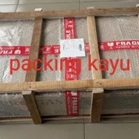 packing kayu pengaman buat produk kusen alumunium kaca p.55 x t.105