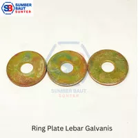 M12 x 3 x 42 Ring Plat LEBAR Galvanis WP Washer Plate 12 mm