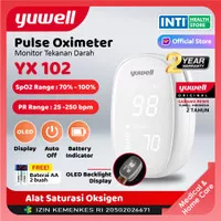 YUWELL Pulse Oxymeter YX102 / Alat Saturasi Oksigen / Pulse Oximeter