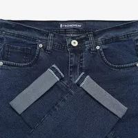 Trondheim Celana Jeans Pria Denim Pants Stitch Selvedge Blue Jeans Bio