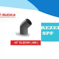 ELBO / KENI / Elbow 45 Derajat Rucika AW PVC ( 1 1 1/2 1 1/4 2 )