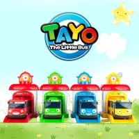 Mainan anak New Tayo Garasi / Mainan anak little bus tayo terbaru