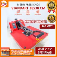 Mesin Press Kaos / Baju Digital 38x38 CM 900 Watt Include Kain Teflon