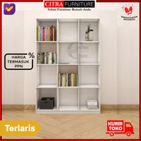 Loker 12 Kotak | Rak Buku Perpustakaan | Lemari Laundry